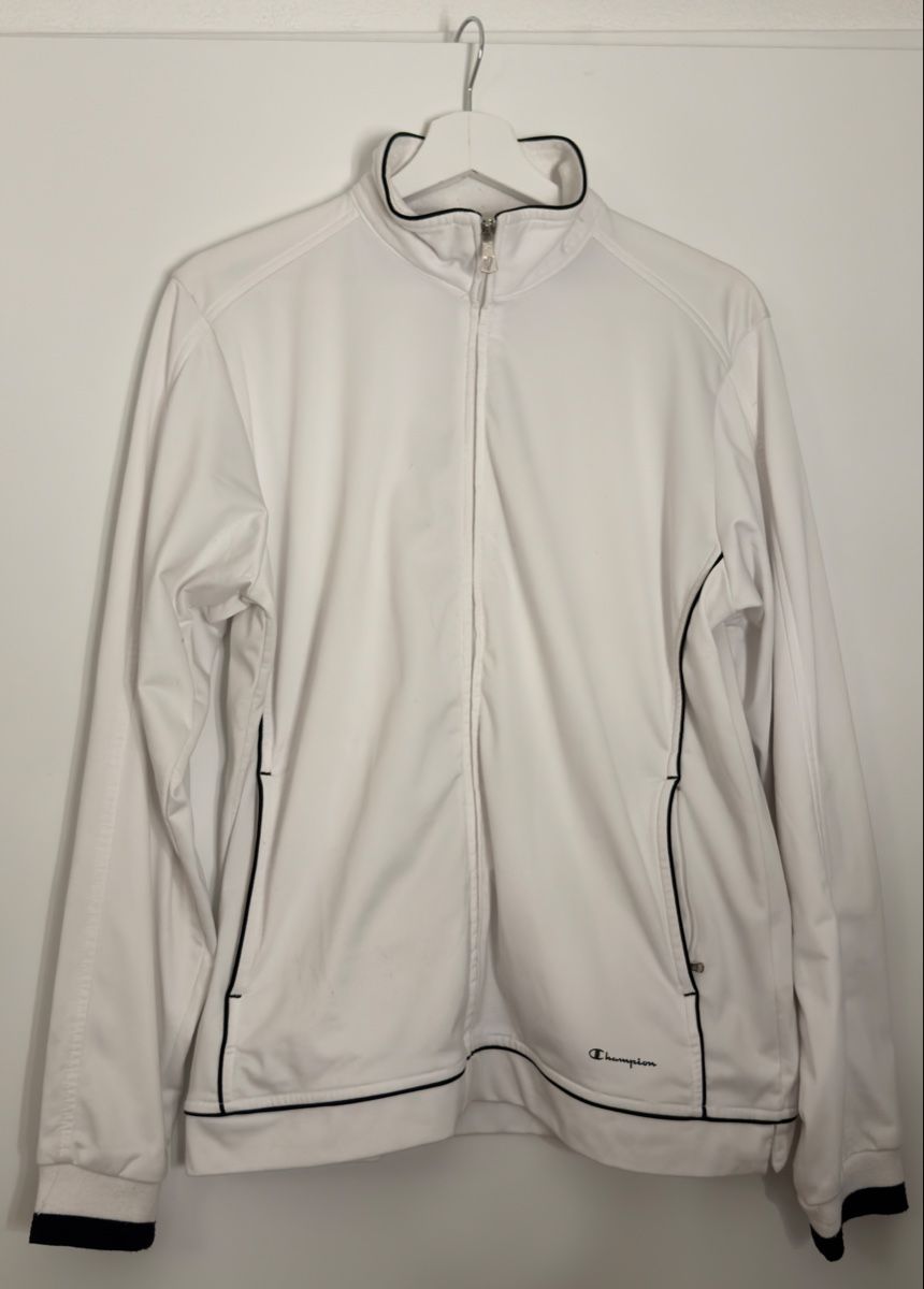Champion Giacche: Weisse Trainingsjacke Grösse L – Usato da Zürich venduto da leanfu_