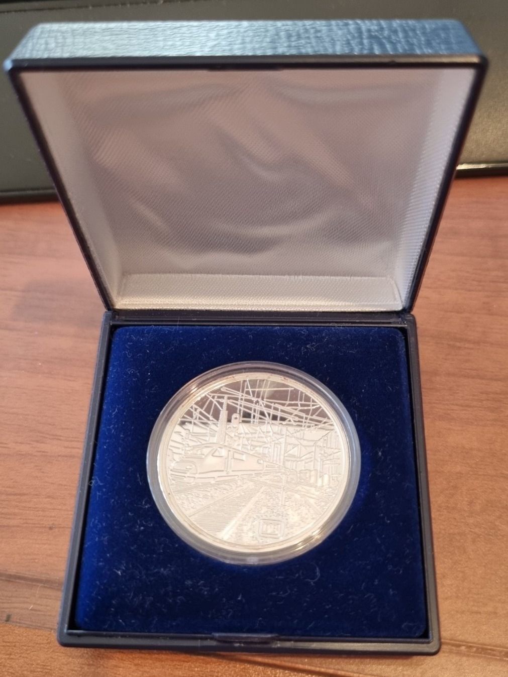 Medaillen: Medaille Silber 150 Jahre Deutsche Eisenbahn – Neu und originalverpackt aus Bure von chap981