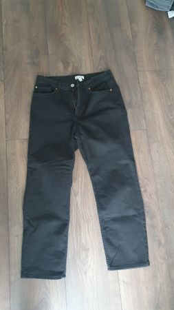 Schwarze H&M Damen Jeans Gr. 44