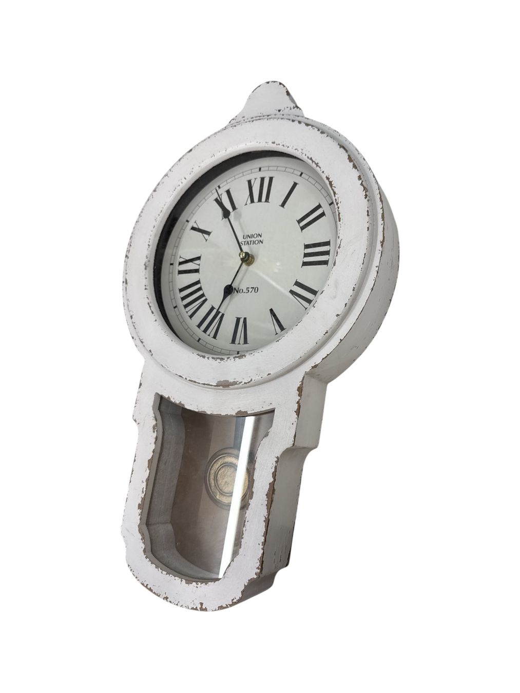 Orologi da terra & Orologi da parete: Wanduhr shabby chic / Vintage – Nuovo (secondo la descrizione) da Oensingen venduto da Liquidations-Shop 1