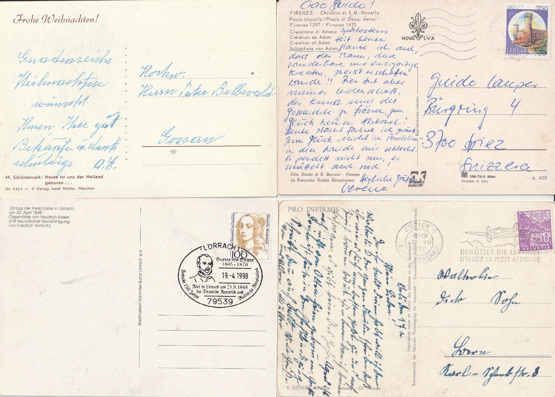 Cartes postales: 20 Karten Kunst - Diverses – D'occasion à Lumbrein par made02 1