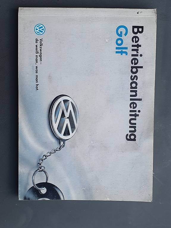Libri: Betriebsanleitung VW Golf – Usato da Mels venduto da Eventuell3