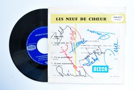 Les Neuf de Chœur - Disque signé