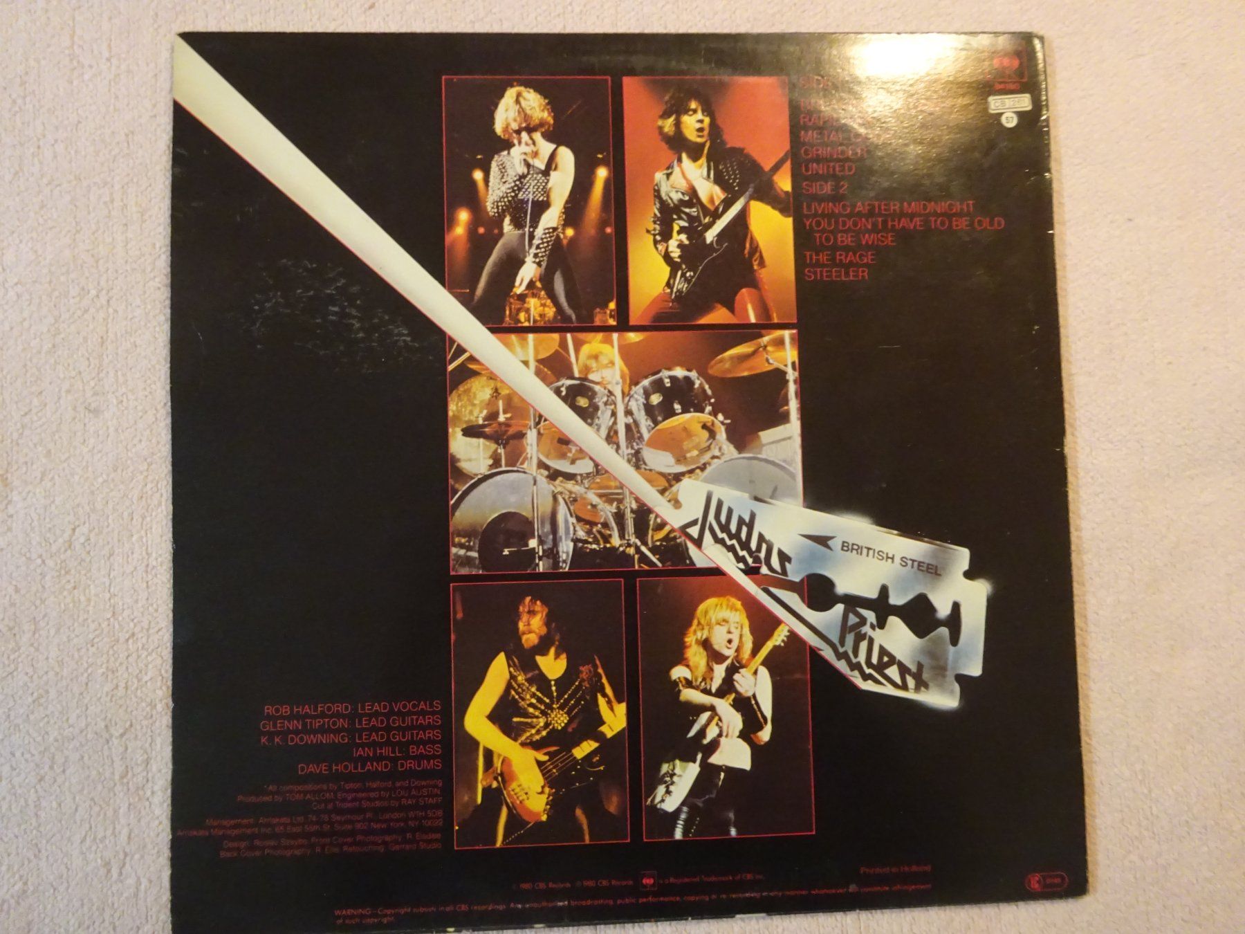 Dischi in vinile: JUDAS PRIEST ** BRUTISH STEEL – Usato da Luzern venduto da xrayspex99 2