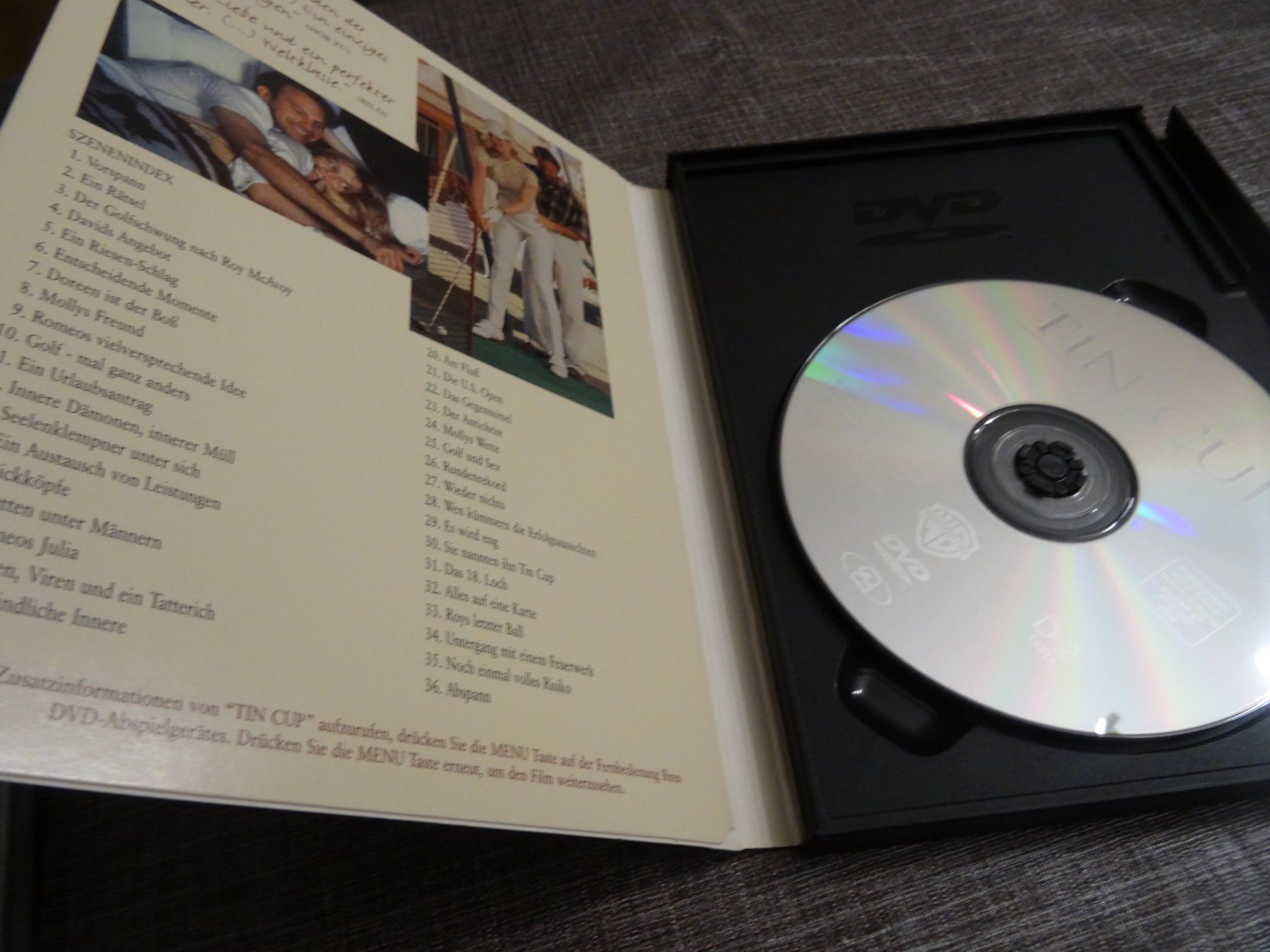 Alle DVDs: DVD Tin Cup Kevin Costner Rene Russo – Gebraucht aus Olten von Disc-Verkauf 1