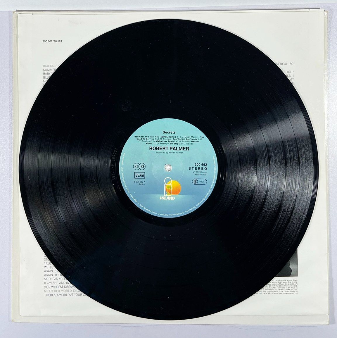 Dischi in vinile: LP: ROBERT PALMER -  Secrets (1979) – Nuovo (secondo la descrizione) da Frenkendorf venduto da Yard-Sale-2000 4