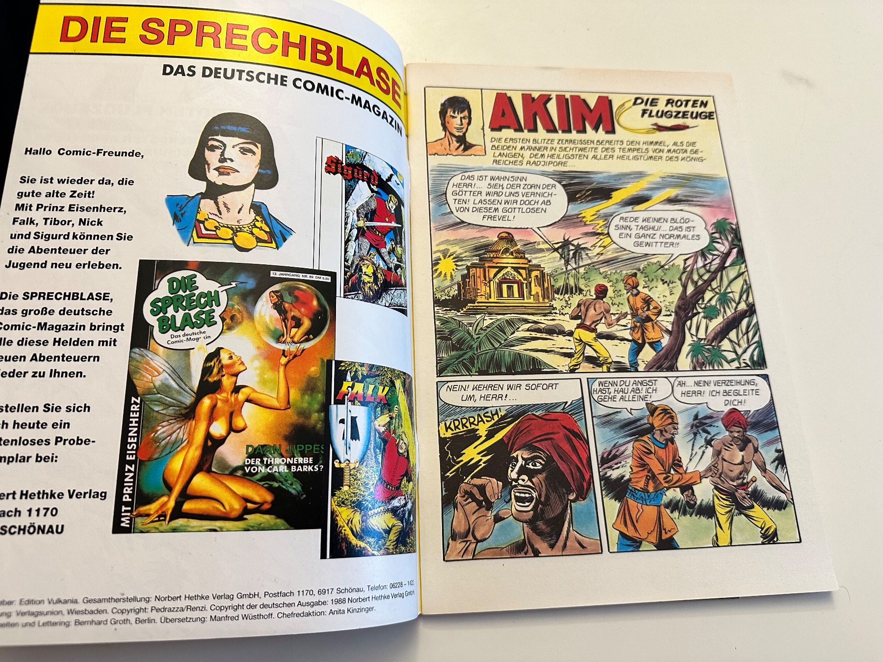 Comics: AKIM HERR DES DSCHUNGELS BAND 1 + 2 - HETHKE COMIC – Gebraucht aus Münsingen von Ganjam 3
