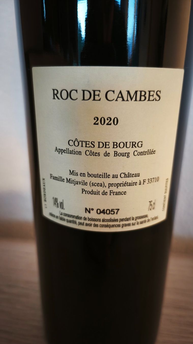 Wein: Roc de Cambes 2020 – Neu und originalverpackt aus Kerns von cat_6bnd 1
