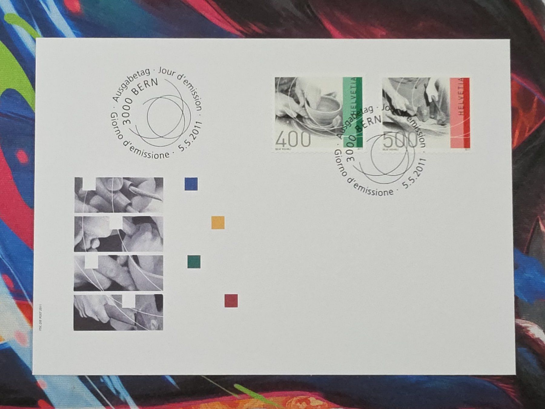 Tutti i francobolli: CL29 Enveloppe + Timbre Suisse 2011 – Usato da Cousset venduto da Patrick_Collections