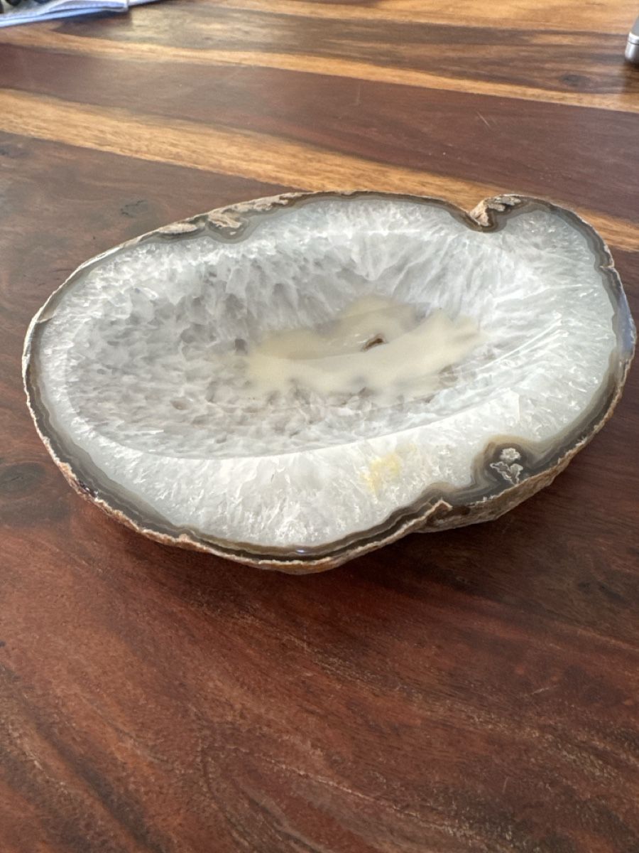Toutes les décorations: Deko Schale aus einer Achat Geode – D'occasion à Zürich par L_Graf 2