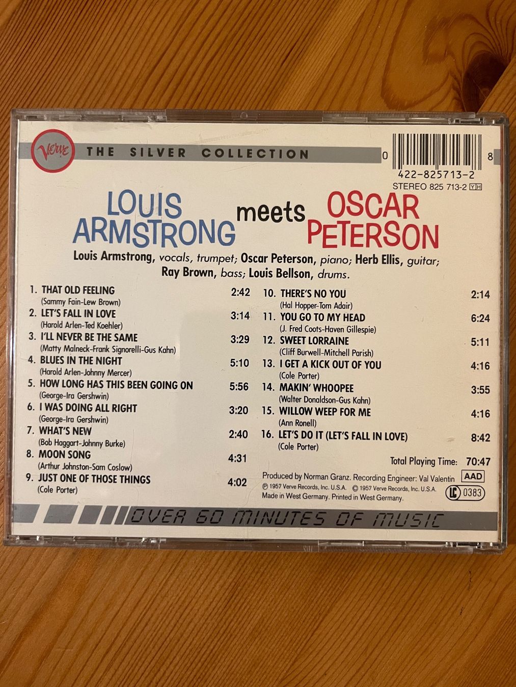 CD: LOUIS ARMSTRONG meets OSCAR PETERSON – Usato da Lausanne venduto da sbar224 1