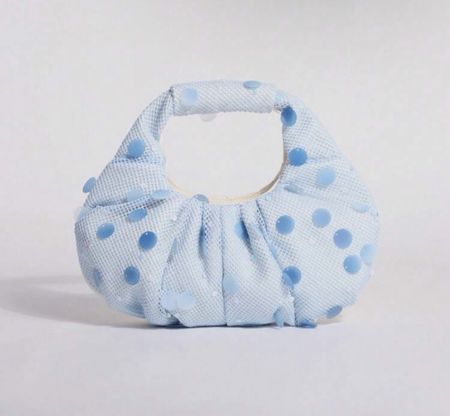 Sac à main bleu pois neuf