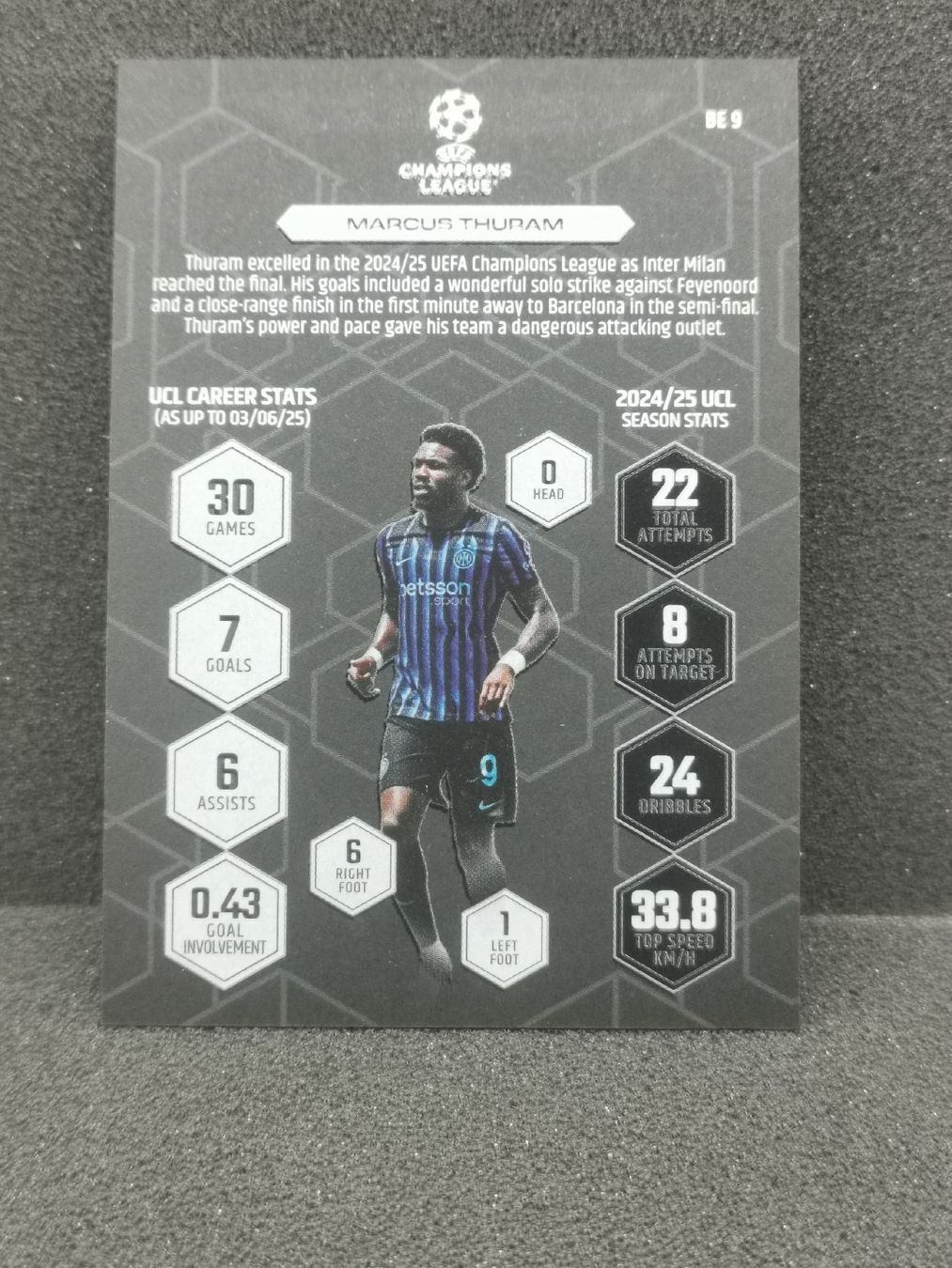 Topps Carte collezionabili: Match attax 2025 /26 Marcus Thuram Black Edge  – Usato da Einsiedeln venduto da sza_588x 1