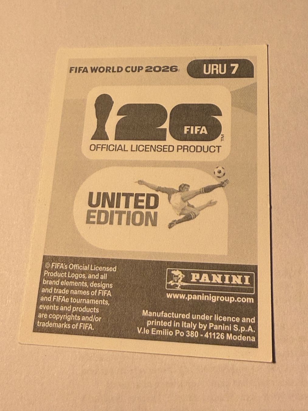 Panini Carte collezionabili: Panini WM 2026 URU 7 | Mathías Olivera | Uruguay – Nuovo (secondo la descrizione) da Winterthur venduto da Dawinchi 1