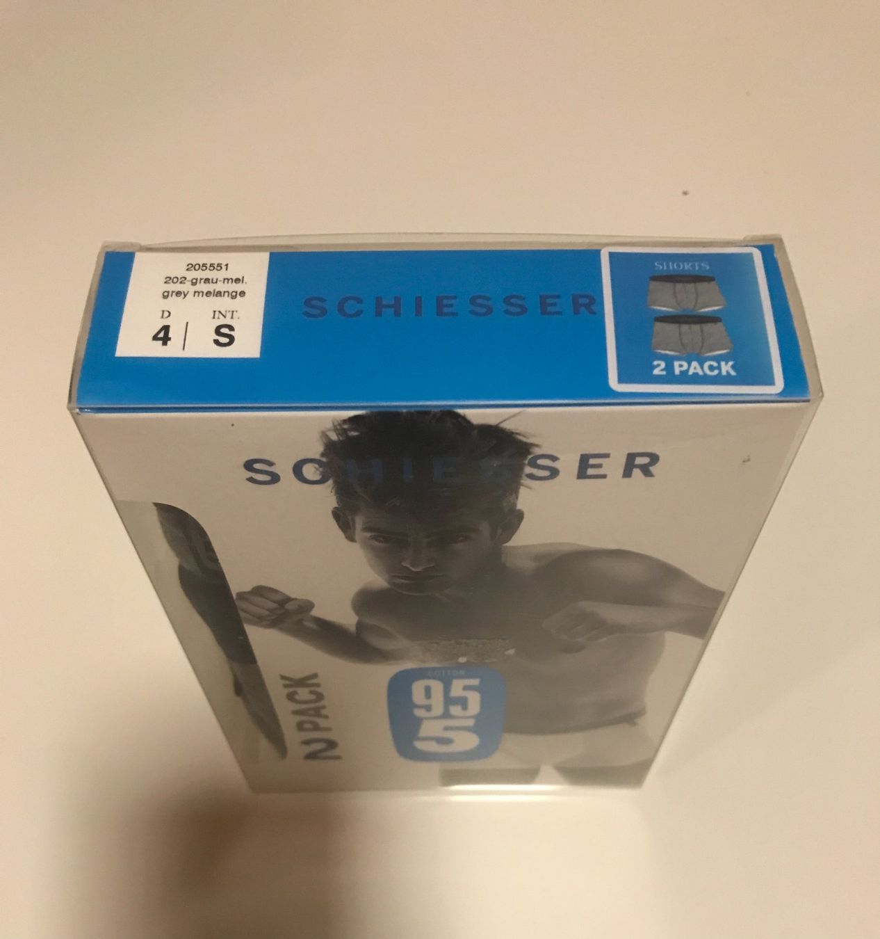Biancheria intima: Unterwäsche Schiesser 2er Pack; Grosse S; Originalverpackung – Nuovo e nell'imballaggio originale da luzern venduto da ARNI. 4