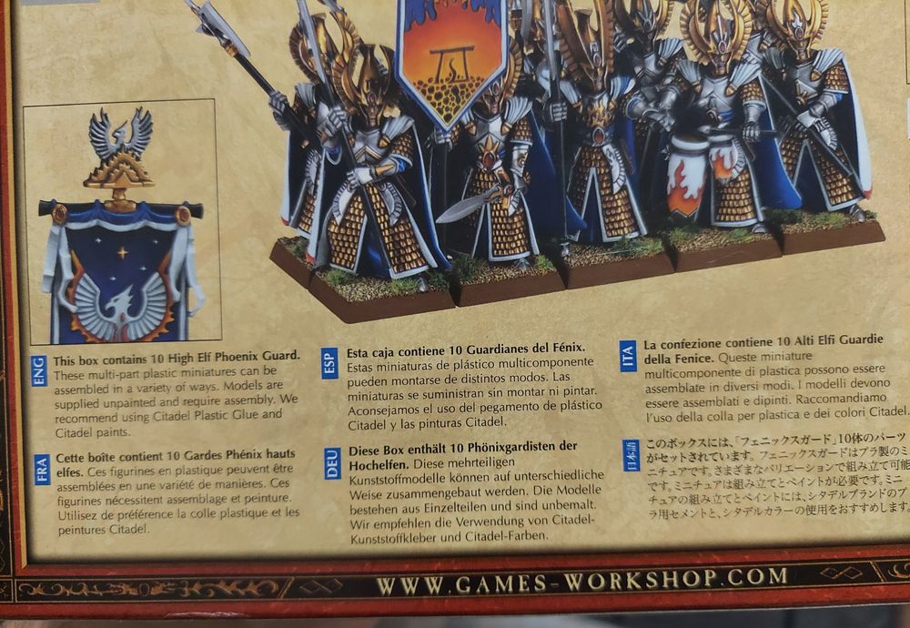 Warhammer old world: High Elves Phoenix Guard new in box n.1 (Neu und ...
