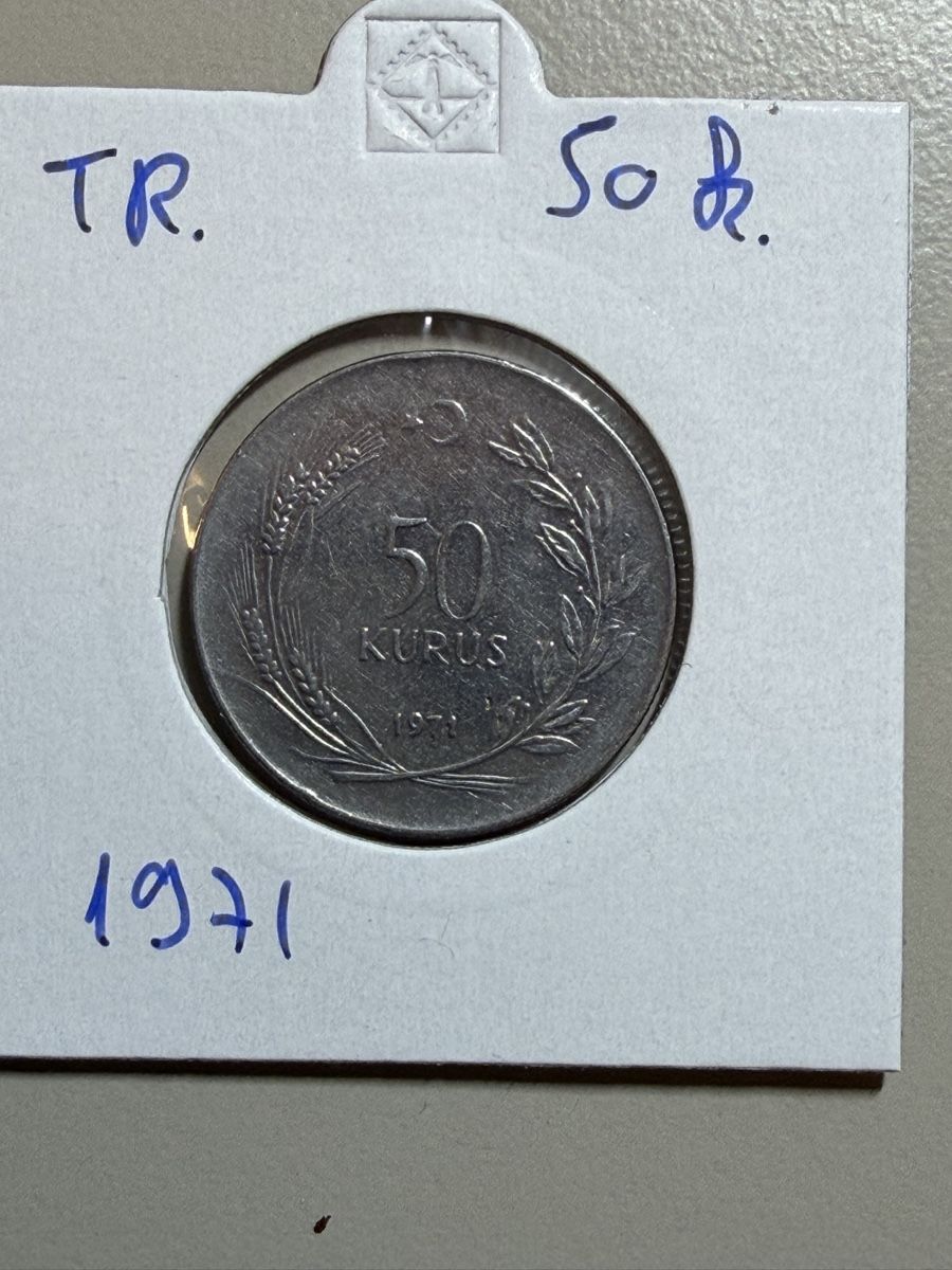 Tutti le monete: Turquie - 50 kurus - 1971 – Usato da Payerne venduto da Mike1682