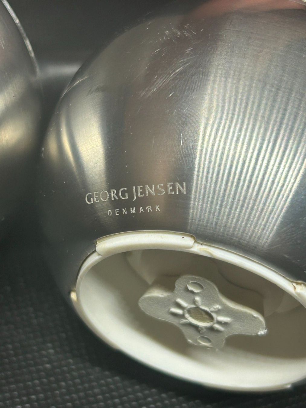 Set di piatti: Georg Jensen Denmark Designer - Twist suola set – Usato da Lausanne venduto da Weber1007 1