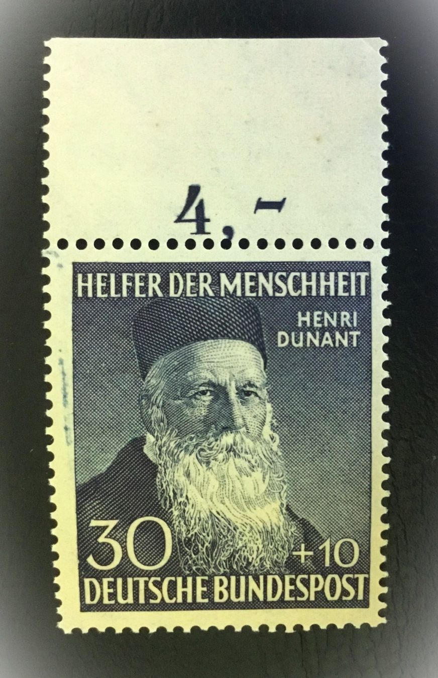 Tutti i francobolli: 1952, BRD Mi-No. 159, ** postfrisch, augenfällige Randabart – Usato da Belp venduto da Dschopp