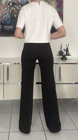 Damen Hose Schwarz Grösse M
