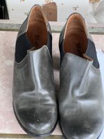 Stiefeletten schwarz Leder 39