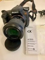 Sony DSLR-A200 SLR Digitalkamera mit Objektiv