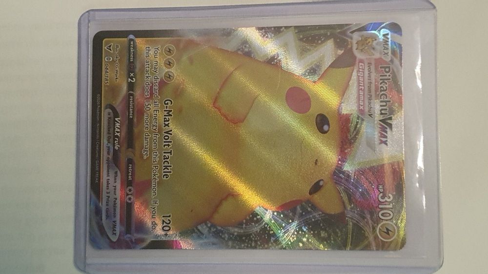 Pok mon pikachu vmax 044 185 kaufen auf ricardo