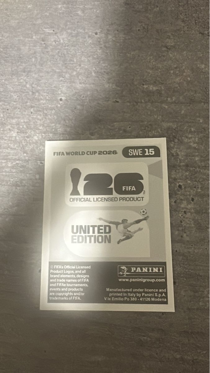 Panini Carte collezionabili: SWE 15 , FIFA WORLD CUP 2026 PANINI  – Nuovo (secondo la descrizione) da Frauenfeld venduto da 1PegPeg1 1