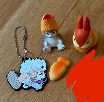 One piece - mofusand bunny figure keychain