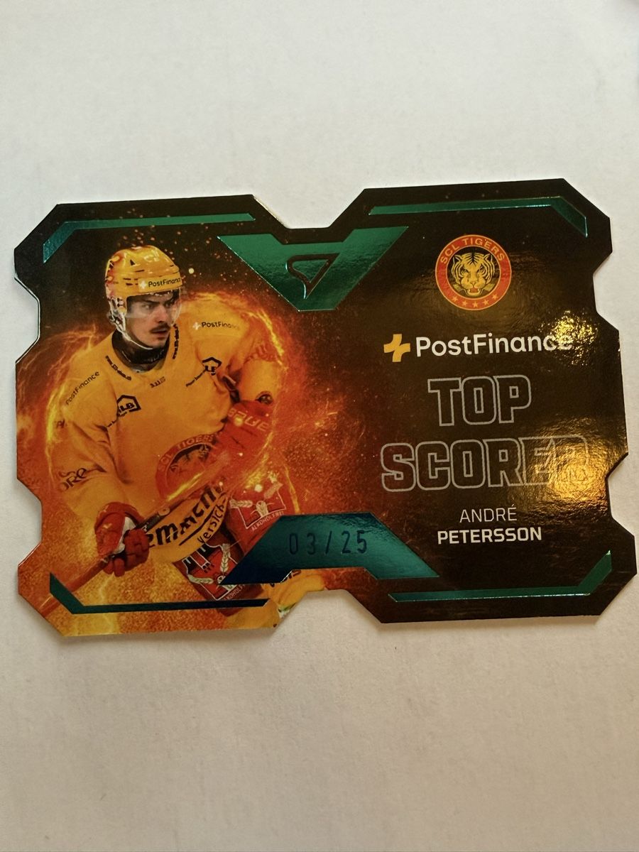 Sportzoo Sammelbilder & Trading cards: 03/25 - André Petersson - Top Scorer – Neu und originalverpackt aus Réchy von Leeroy1998