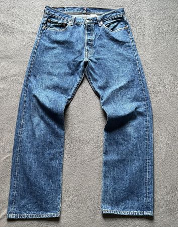 Levi's 501 Jeans W34 L32 Blau