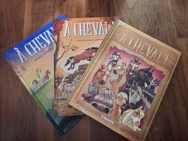 Lot 3 BD A Cheval Delcourt tomes 8 10 et hors-série