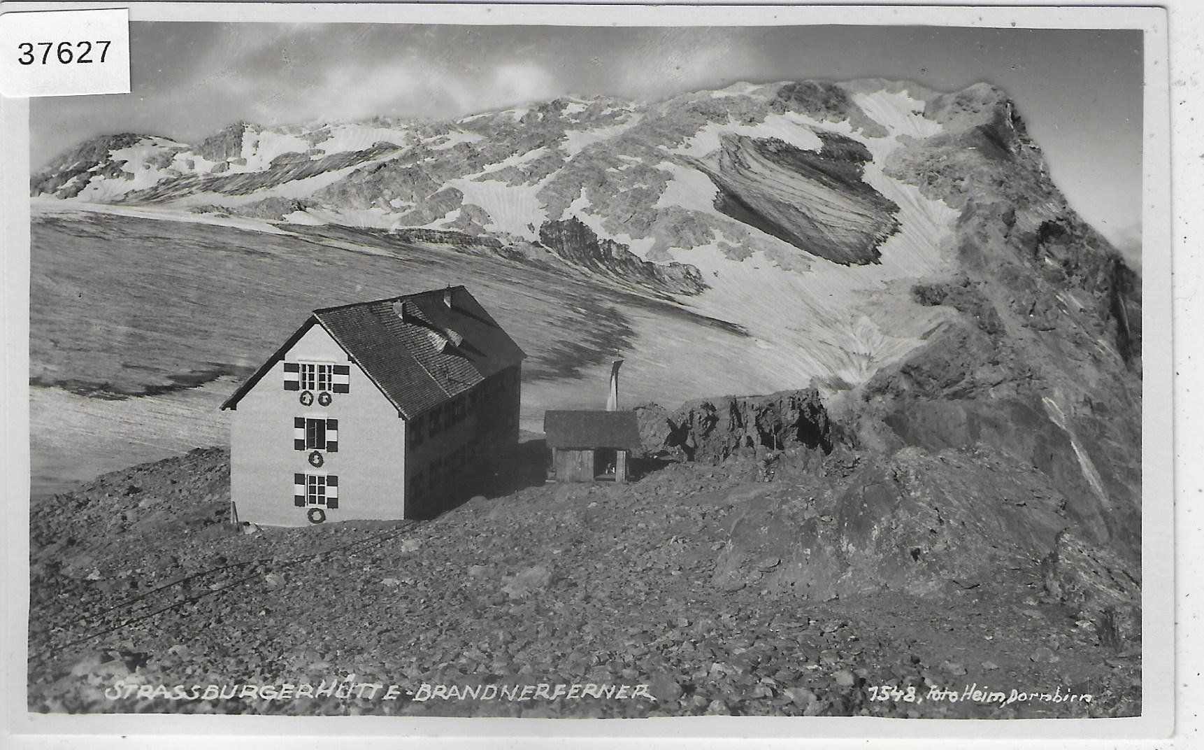 Cartoline postali: Strassburgerhütte - Brandnerferner – Usato da Ettingen venduto da Kartenplanet