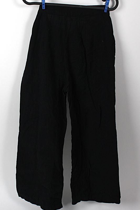 Shein Pantaloni: SHEIN Leinenhosen schwarz, Gr. XS – Usato da Zollikofen venduto da Restwert_Zollikofen 1