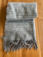 Winterschal grau gestreift