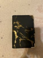 Budgetbuch Marble Schwarz mit Zubehör Neu