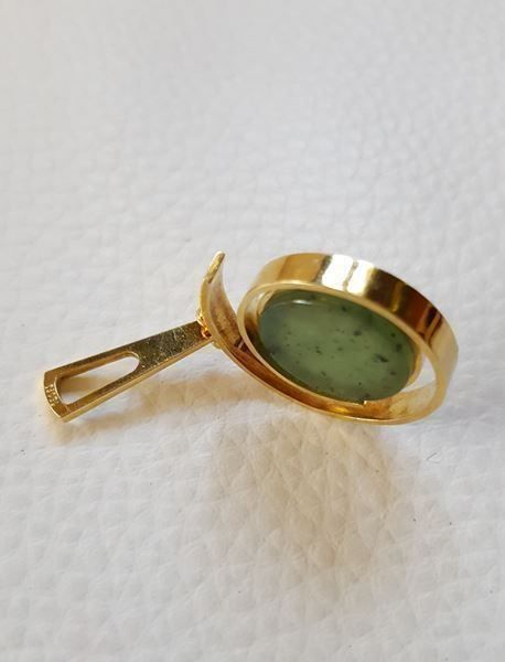 Ciondoli: Anhänger Massiv 750 gold mit Jade – Usato da Wald ZH venduto da Dasilver 2