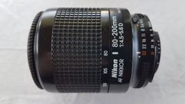 Nikon AF Nikkor 80-200mm 1:4.5-5.6 D