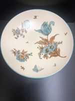 SCHALE -SEHR GROSS- ROSENTHAL VINTAGE 1945 IN BEIGE/TÜRKIS