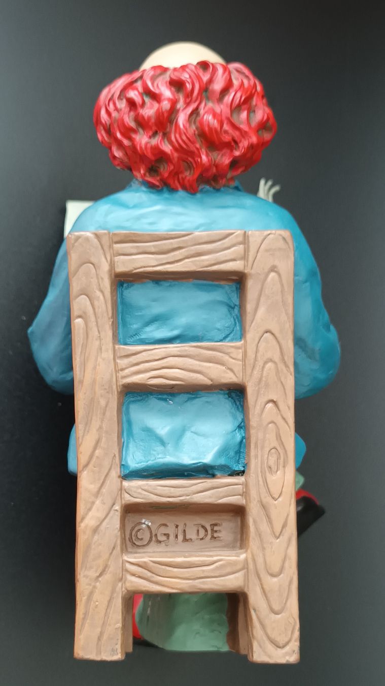 Figuren: Gilde Clown ,,Der Zeitungsleser,, – Neu (gemäss Beschreibung) aus Allenwinden von pro_nmg9 4