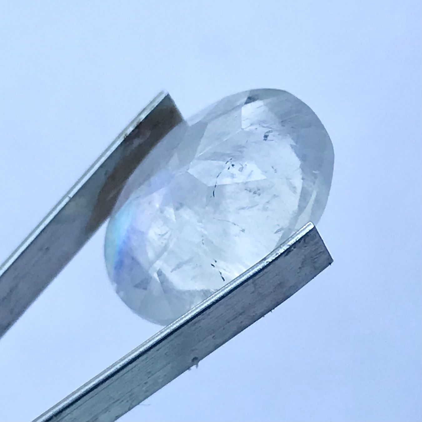 Edelsteine: Regenbogen Mondstein, 2.3 Karat, weisser Labradorit – Neu (gemäss Beschreibung) aus Biel von djvalbnc 4