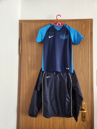 Ensemble de football Nike bleu et marine T.M  enfant 10/12