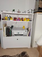 Bücherregal mit Schublade weiss Holzoptik guter Zustand
