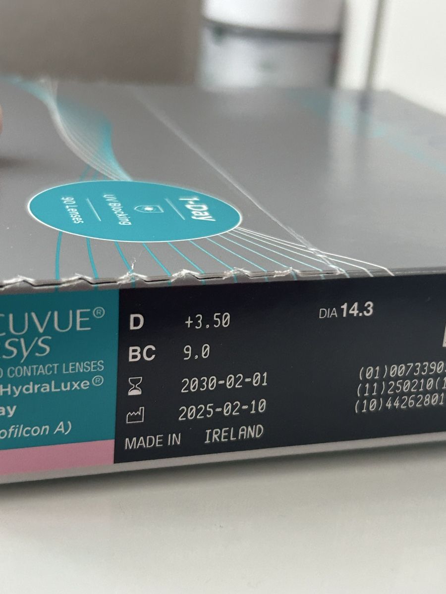 Acuvue Lenti a contatto: Acuvue Oasys HydraLuxe Tageslinsen – Nuovo (secondo la descrizione) da Zürich venduto da pma_y9mc 3