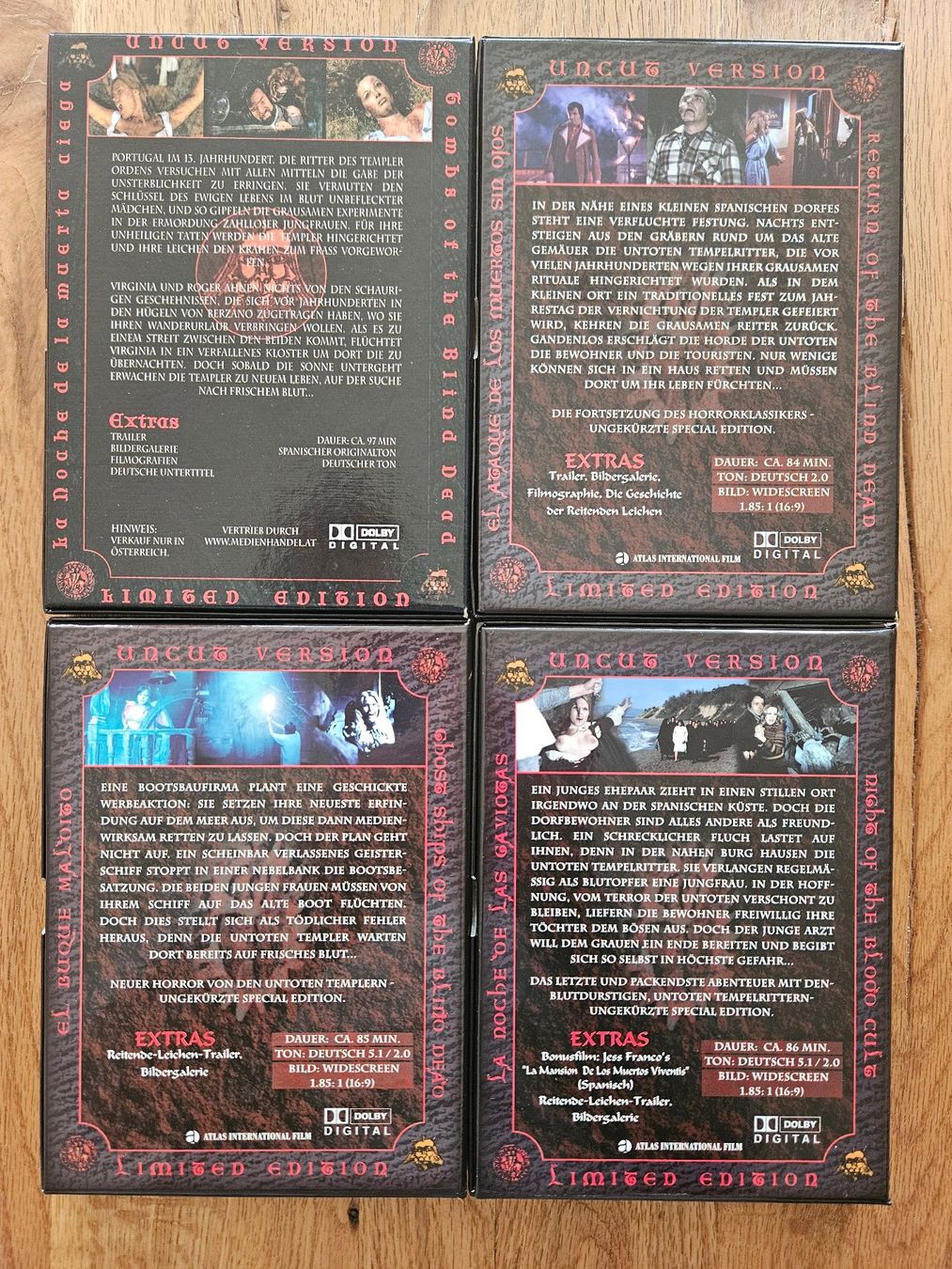 Tutti i DVDs: Die Legende der reitenden Leichen – Usato da St.Gallen venduto da Capsule_Corporation 4