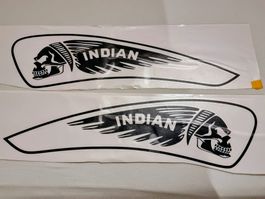 Tankaufkleber Indian Motorrad