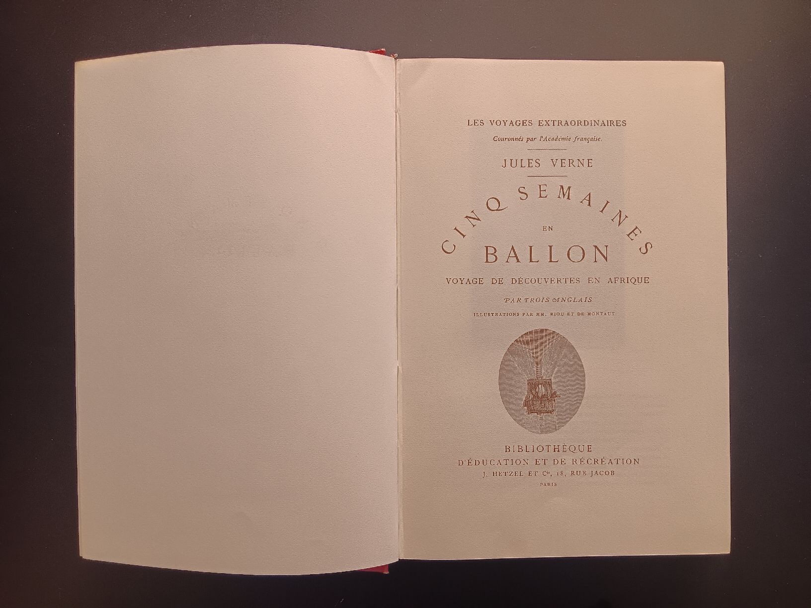 Libri: Jules Verne - Cinq semaines en ballons – Usato da Lausanne venduto da Grabock 6