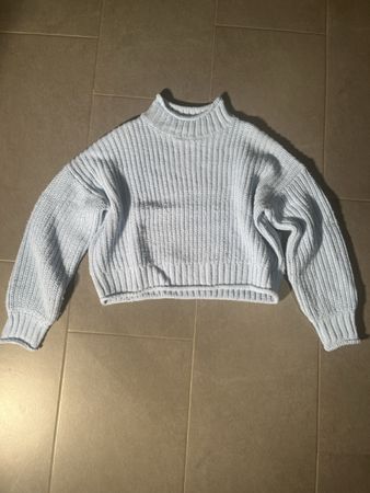 Tally Weijl, Gestrickter Pullover, hellblau, Grösse M