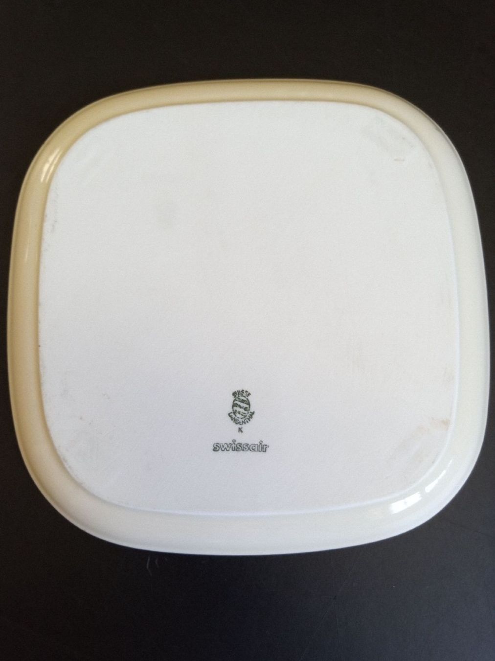 Teller: swissair SUISSE LANGENTHAL K Teller Plättli First Class – Gebraucht aus Reiden von Zofi-Brocki 1