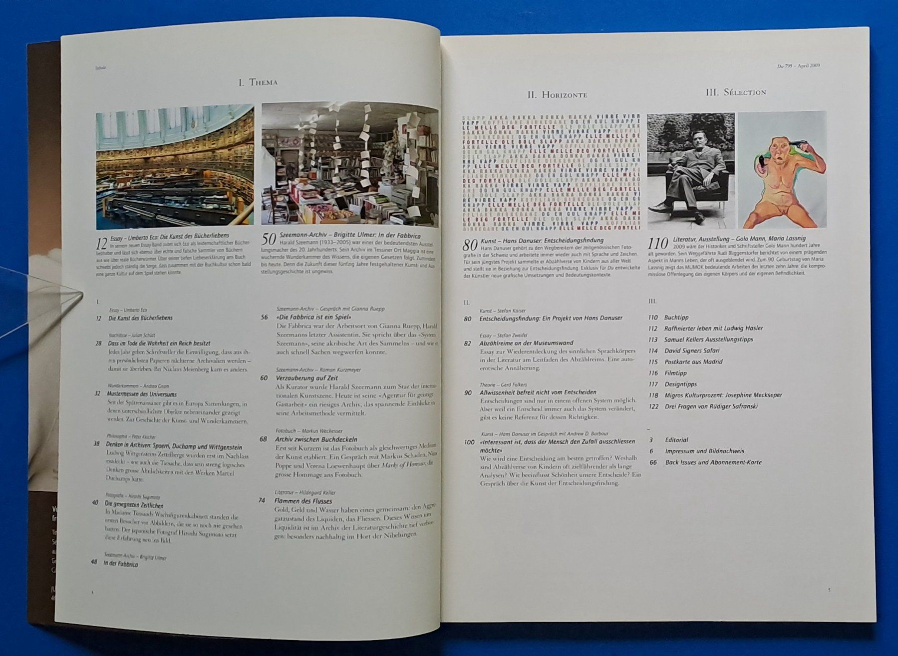 Bücher: Harald Szeemanns Wunderkammer // Hans Danuser Exkl. DU 795 – Gebraucht aus Zürich von archiphil 2